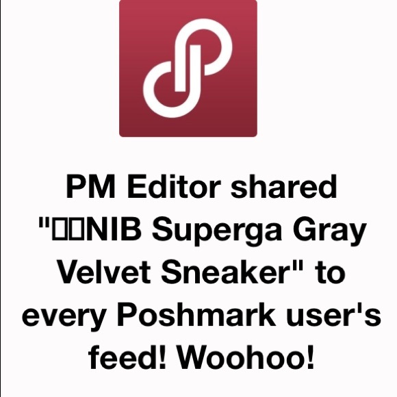 🍃💕EDITOR PICK NIB Superga Gray Velvet Sneaker - Picture 8 of 8